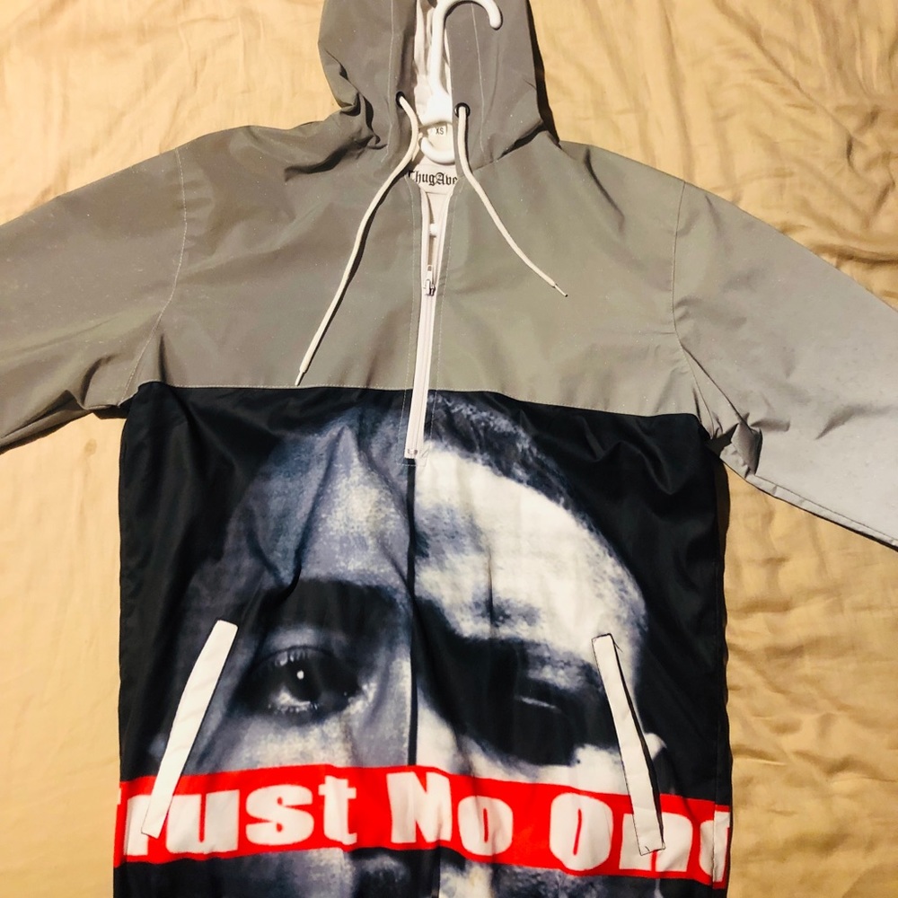 Notorious B.I.G/Tupac Trust No One Windbreaker